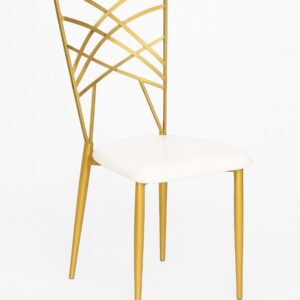 Chaises palm doree