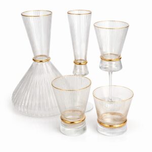 Verre  n° 04 Dore lot5