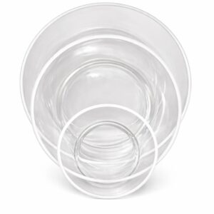 Assiette n°08 Transparente Lot 3