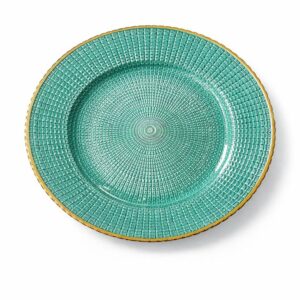 Assiette presentation cassable  n°52 Vert Dore