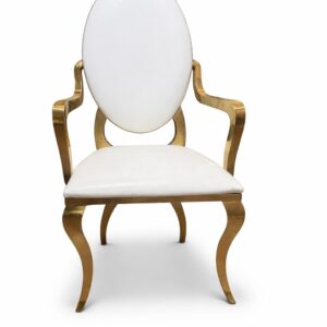 Chaise n°26 Blanc Doré