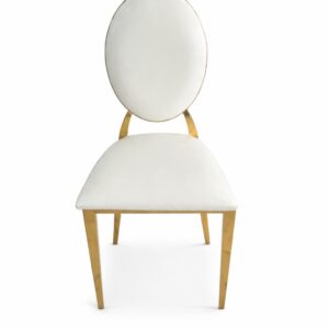 Chaise n°27 Blanc Doré
