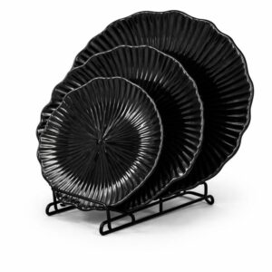 Assiette n°35 Noir lot 3
