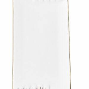 Assiette n°28 Blanc Doré