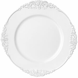 Assiette présentation n°06 Blanc