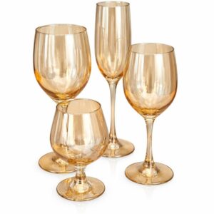 Verre n°08 Dore lot 4